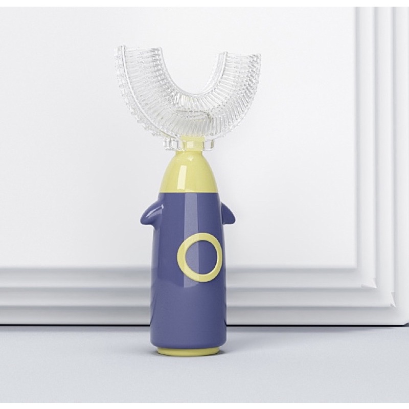 Bàn chải đánh răng cho bé chữ U silicon 1 - 8 tuổi loại đẹp