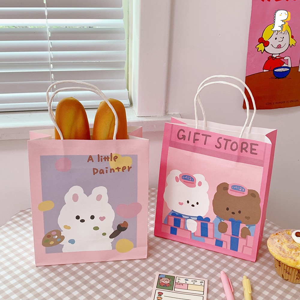 Túi giấy quà tặng Gấu và thỏ