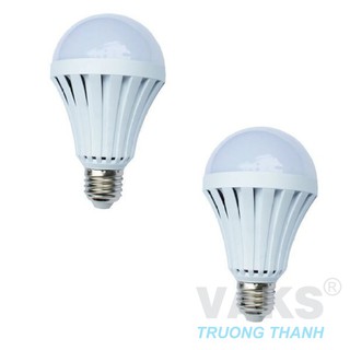 Bộ 2 bóng đèn LED búp thông minh tự sáng khi cúp điện Smart bulb 9W