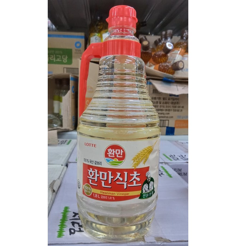 Giấm gạo hàn quốc, dấm hwan man 1,8 - 환만식초