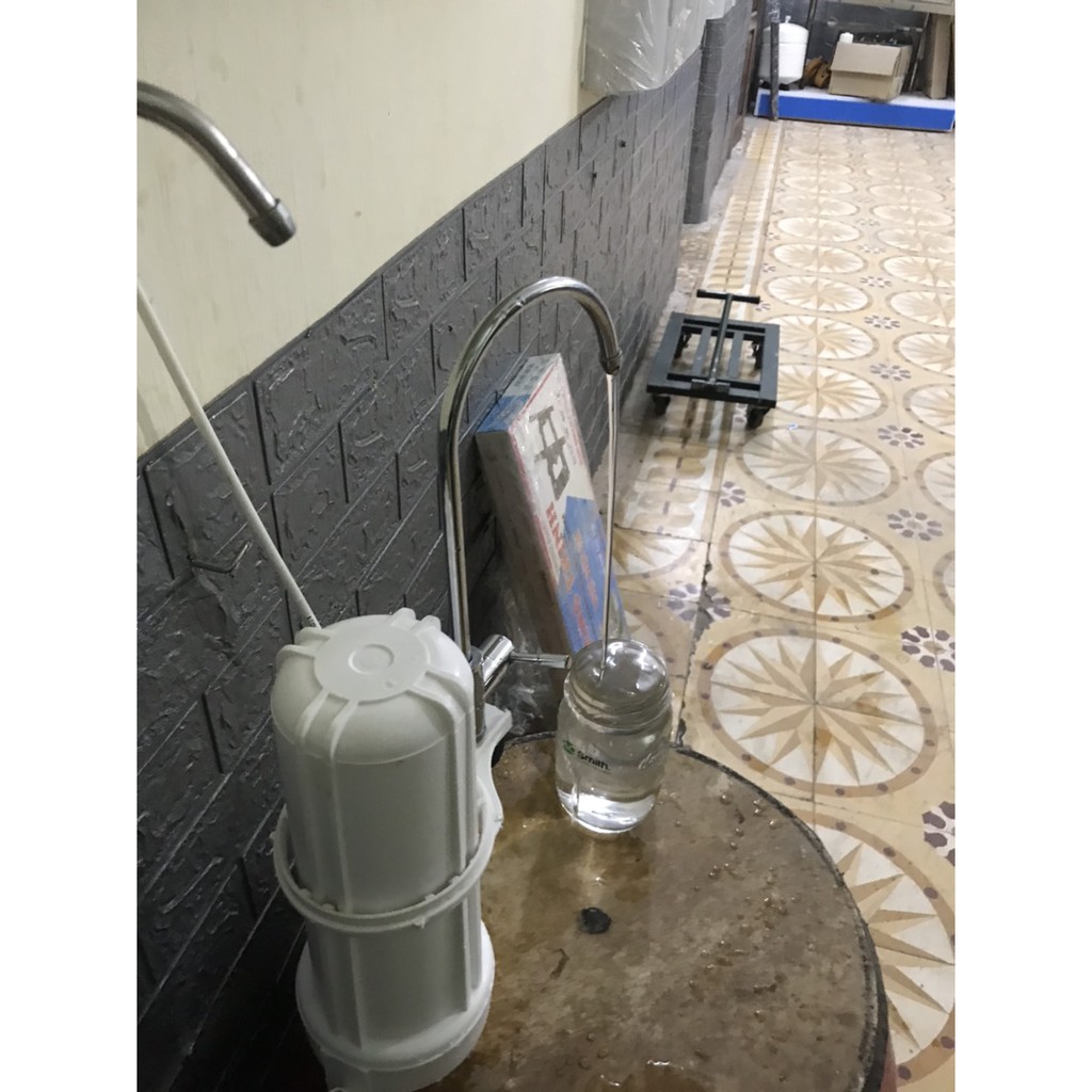 Bộ lọc nước tại vòi - lọc để bàn bếp - lọc gắn lavabo rửa mặt nhà vệ sinh - dùng lõi 10 inch