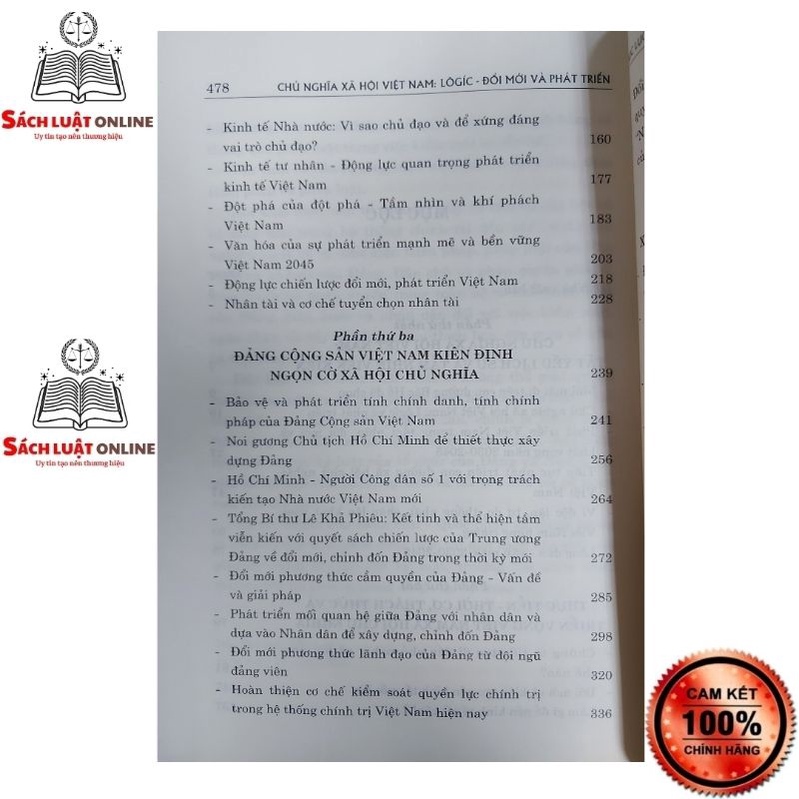 Sách - Chủ nghĩa xã hội Việt Nam lôgíc đổi mới và phát triển