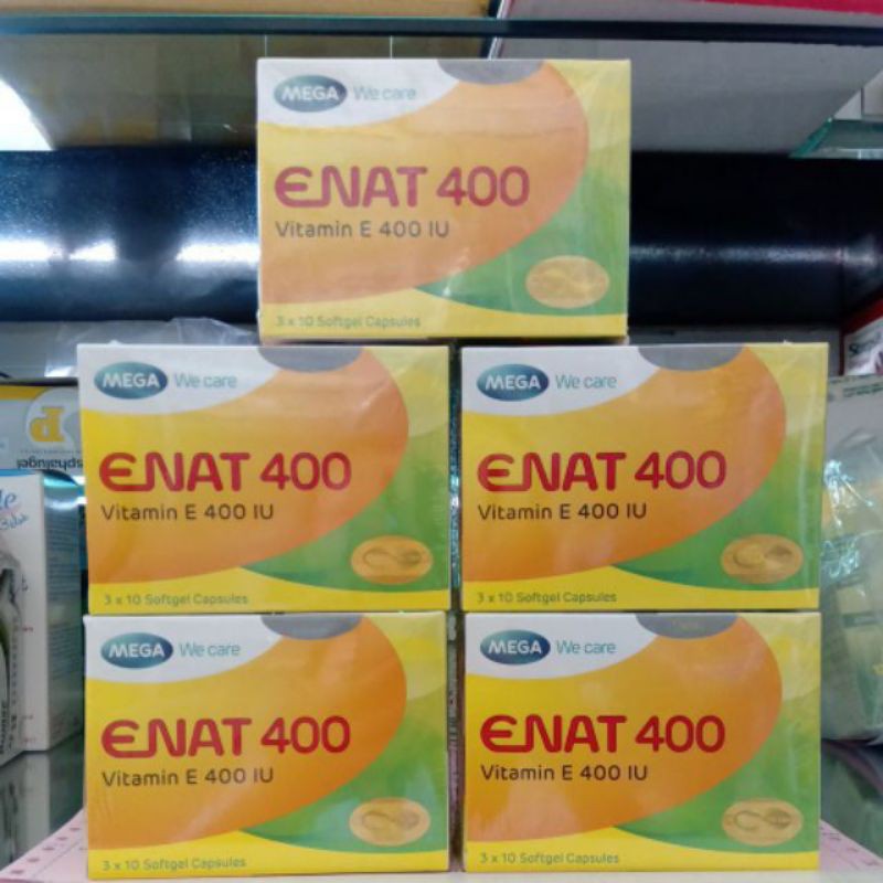 Enat 400 Mega We Care - Vitamin E - Hộp 30 viên - HÀNG CHÍNH HÃNG