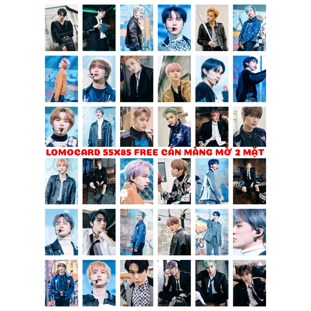 Lomo card 45 ảnh nhóm NCT U 2021 - Let's Play Ball + Sân khấu Inkigayo