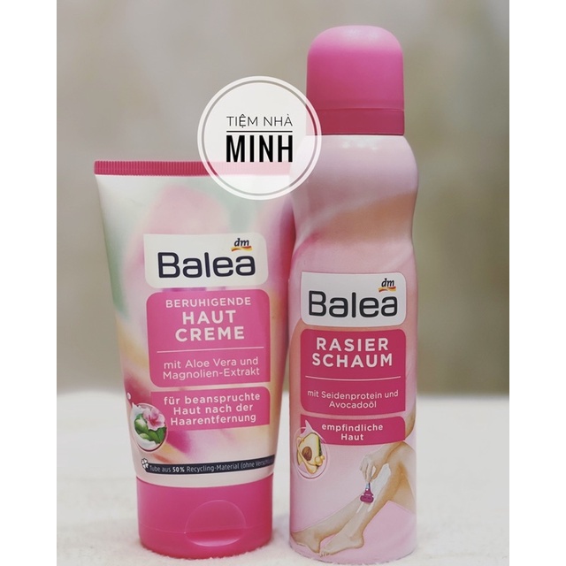 SET BỌT CẠO VÀ KEM DƯỠNG SAU CẠO BALEA - ĐỨC 🇩🇪