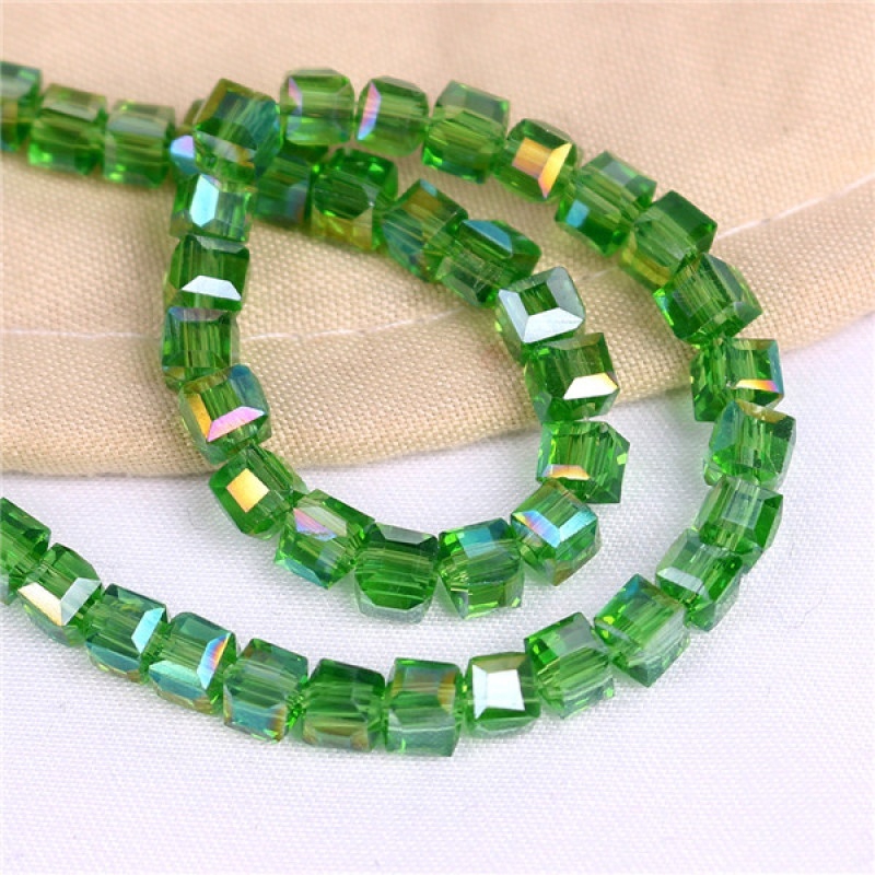 Set 100 Hạt Cườm Xỏ Lỗ 6mm Dùng Để Làm Đồ Trang Sức Thủ Công