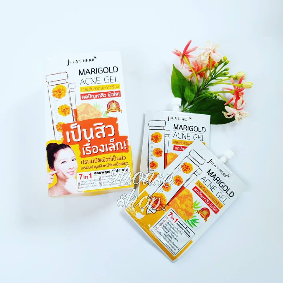 Gel Dưỡng Da Mụn Cúc Vạn Thọ Marigold Gel Thái Lan 7ml