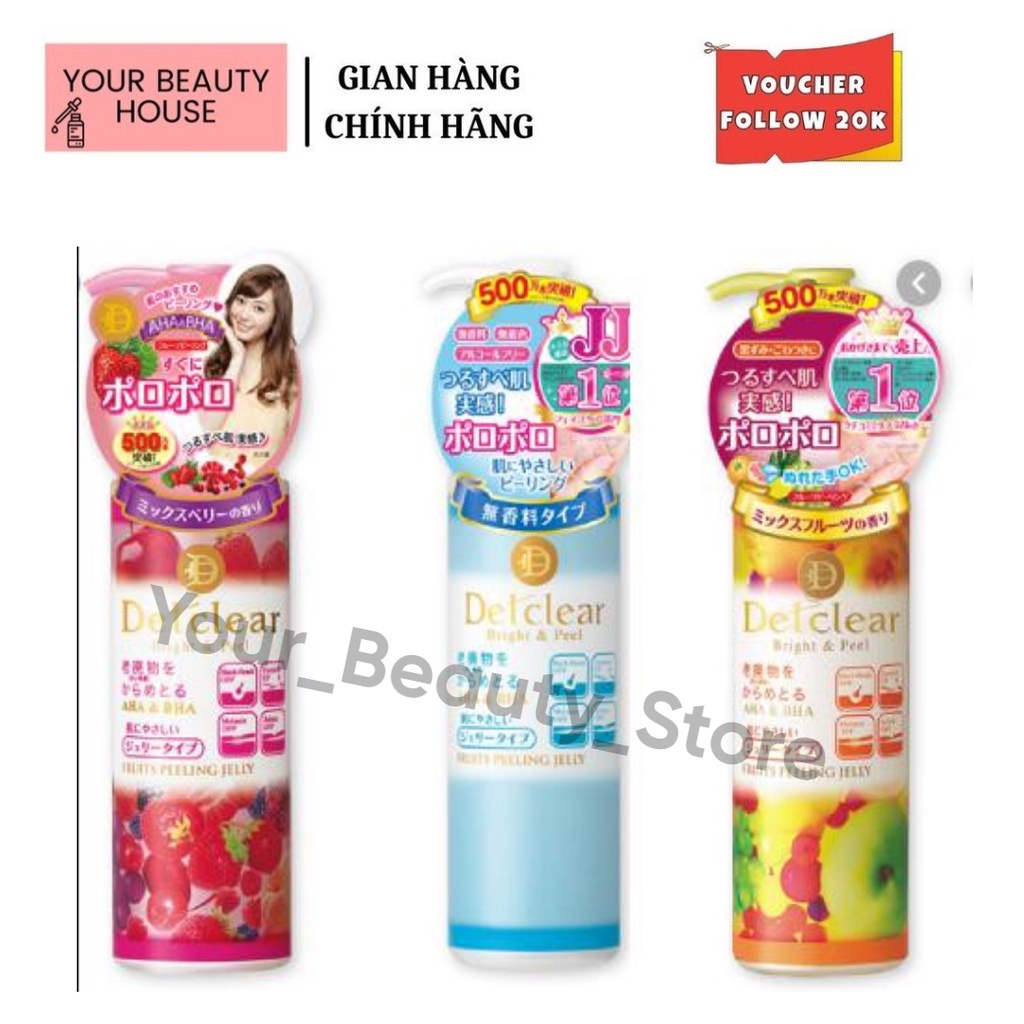 [DETCLEAR] GEL TẨY DA CHẾT NHẬT BẢN 180ML