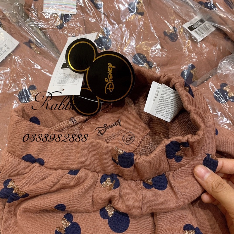 Quần nỉ da cá Minnie