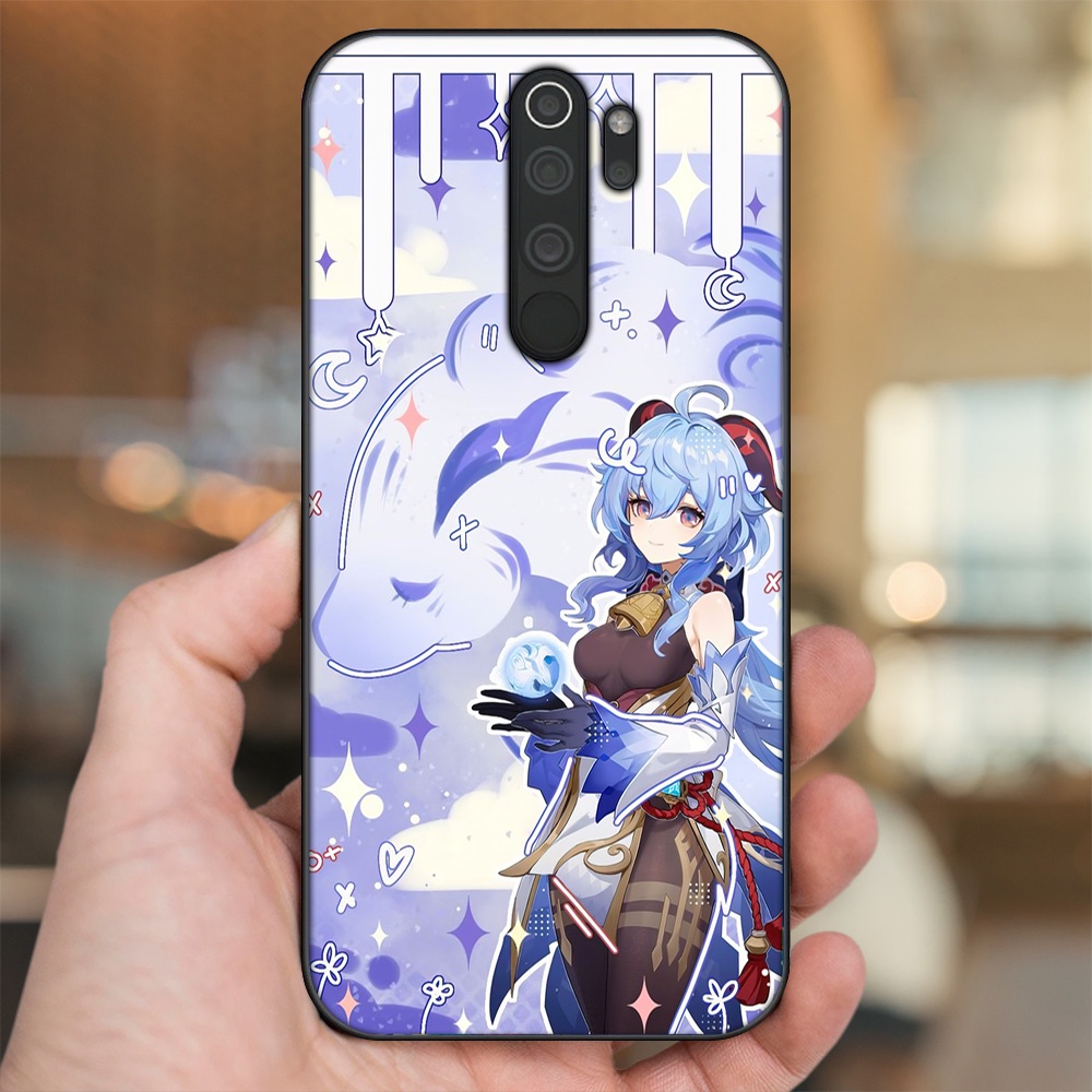 Ốp lưng Xiaomi Redmi Note 8 Pro viền đen in hình Ganyu Genshin Impact