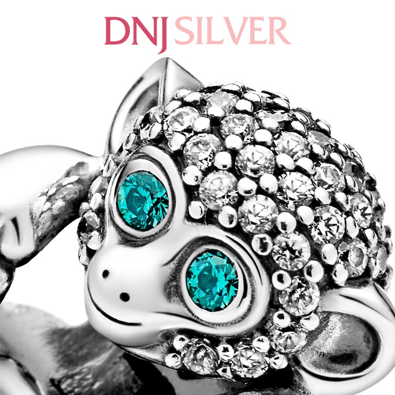 Charm bạc 925 cao cấp, hàng chuẩn bạc - Charm Pavé Monkey thích hợp để mix vòng tay charm - DN180
