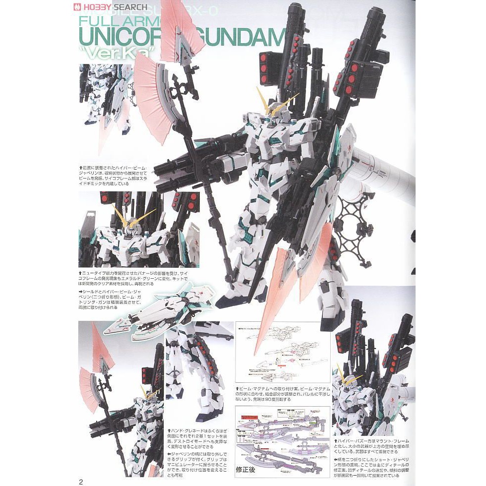 Mô hình Bandai Mg Unicorn full armor gundam - GDC