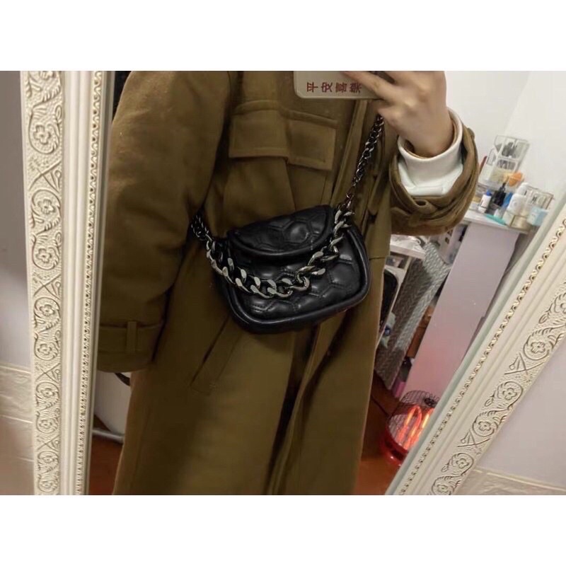 Pass túi chần bông zara