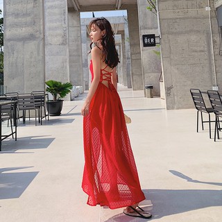 Đầm maxi chiffon dáng dài cộc tay thời trang nữ tính