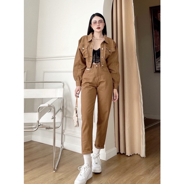 Áo khoác kaki jeans QC