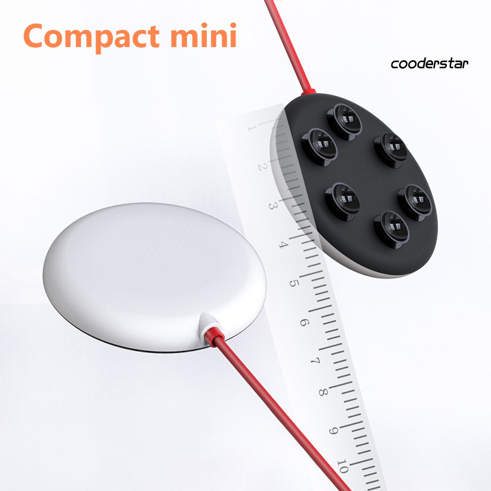 ★COOD★W1 Portable Wireless 5W Fast Charging Pad Suction Cups Phone Charger for iPhone