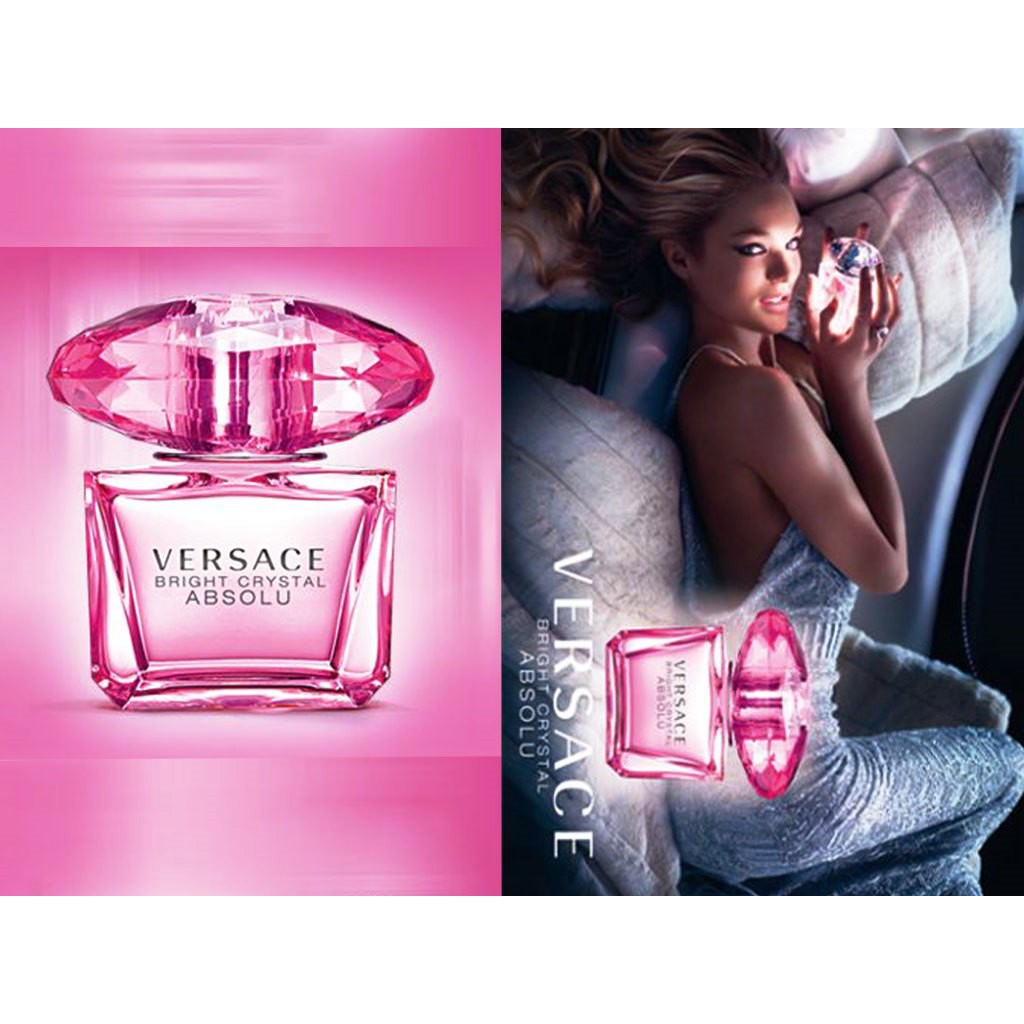 Nước Hoa Nữ Versace Bright Crystal ABSOLU - 5ml - Hồng đậm.