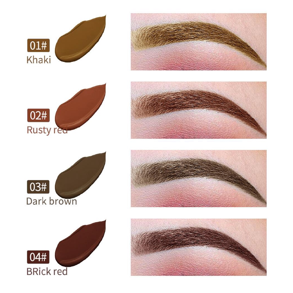 Mascara lông mày chống nước phẩy sợi lông mày đủ màu Qibest | BigBuy360 - bigbuy360.vn