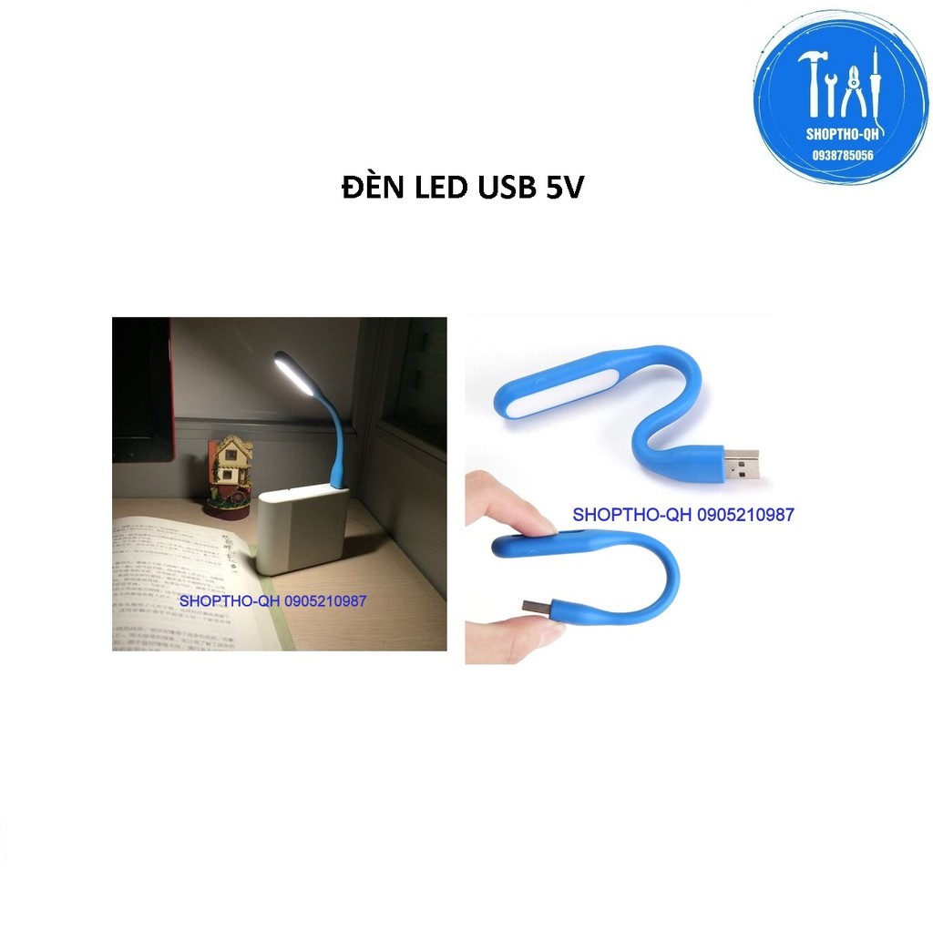 Đèn LED cắm cổng USB Laptop, PC, Pin sạc dự phòng.