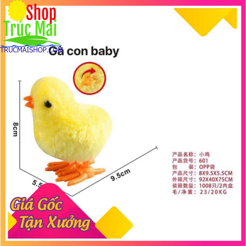 Combo Set 5 Chú gà con chạy cót - Đàn gà con lông vàng ✅Hàng Loại giá tận xưởng