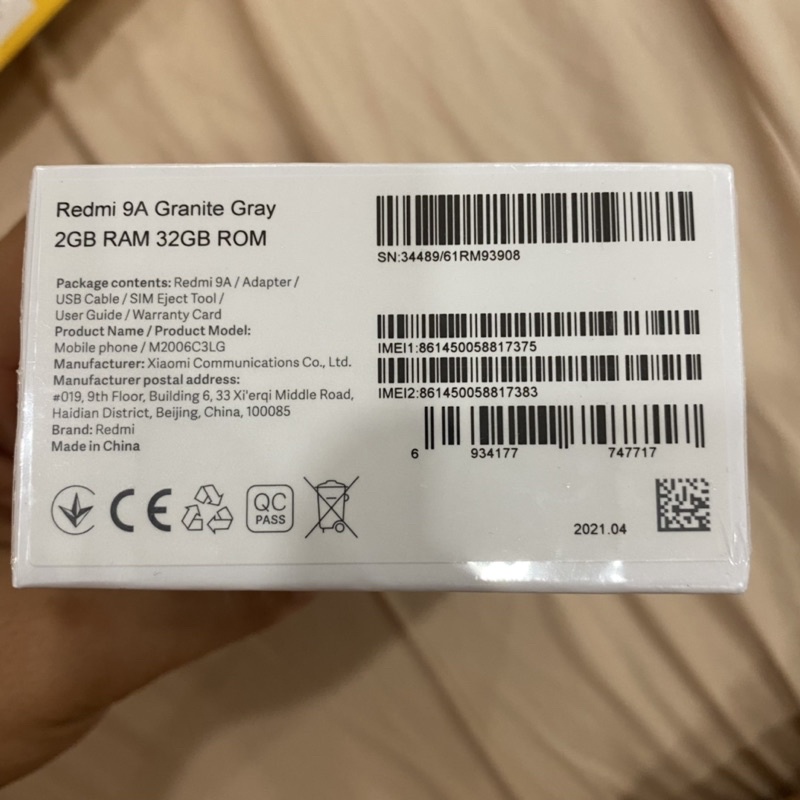 Điện thoại Xiaomi Redmi 9A (2GB/32GB) - Xám-New seal