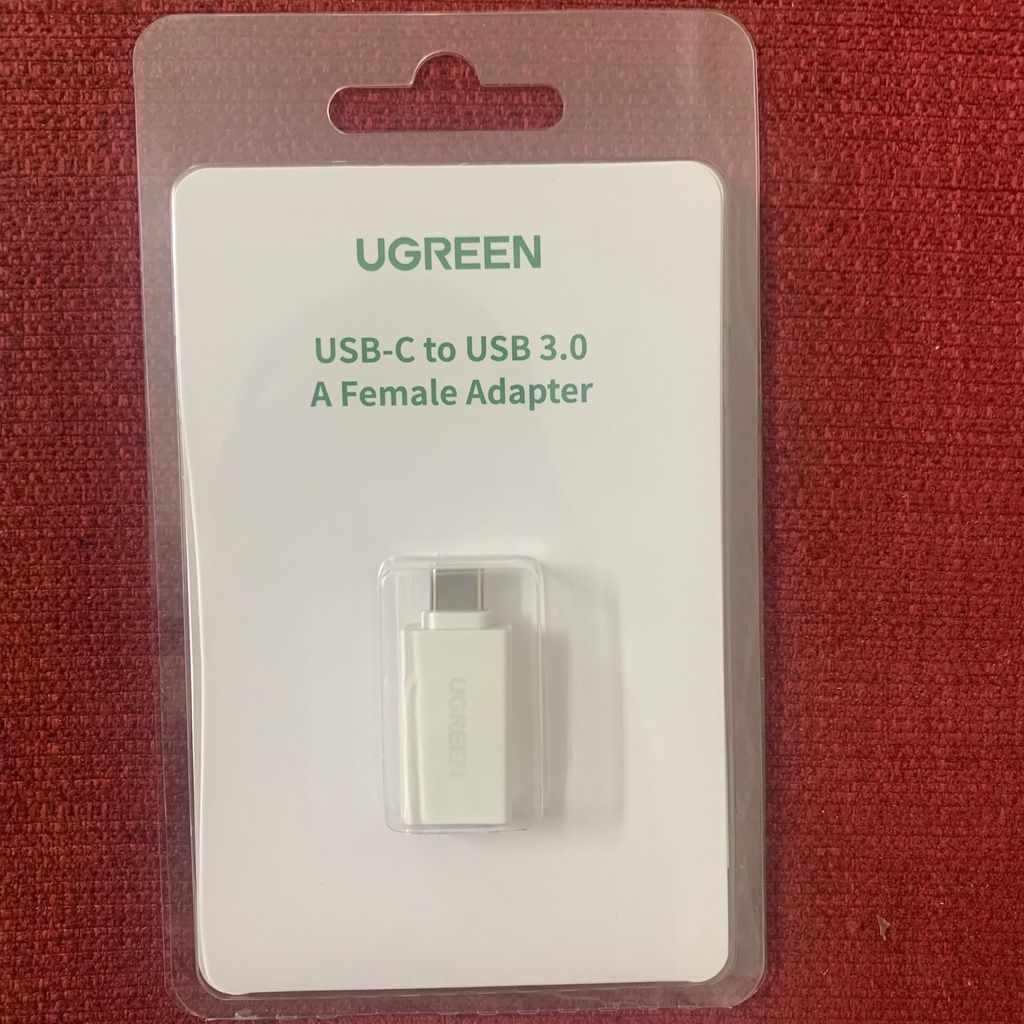 Đầu chuyển đổi Ugreen USB Type-C sang USB 3.0 30155 mạ vàng tốc độ 5Gbps