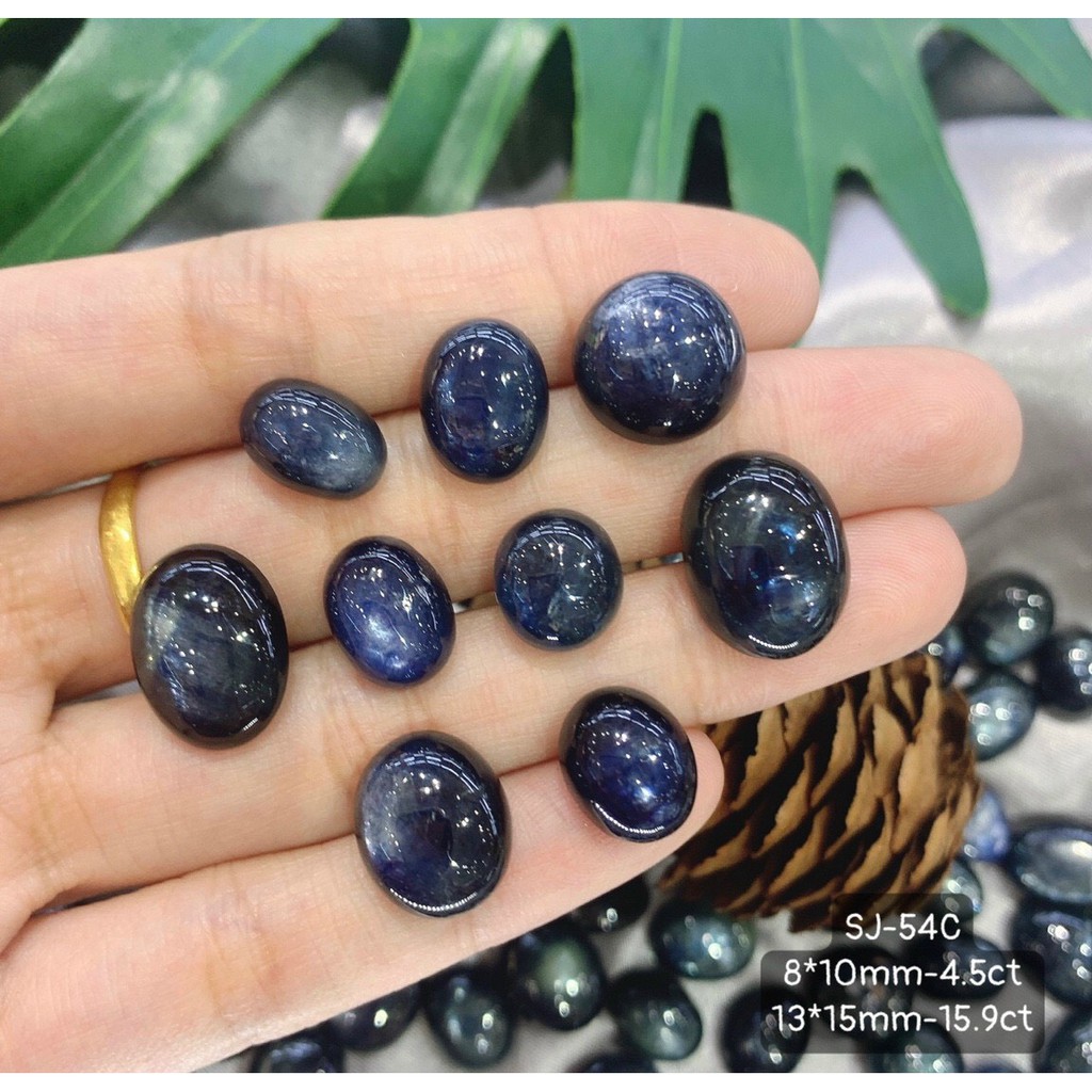 Mặt Đá Sap- phire Xanh Đen Cao Cấp