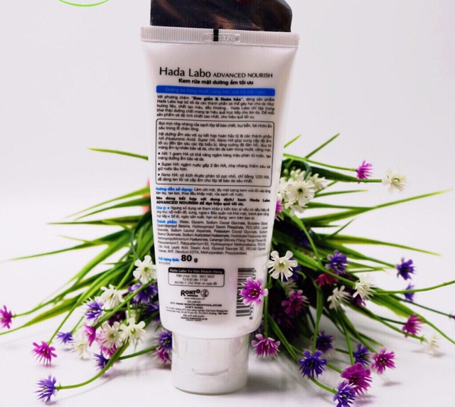 Kem rửa mặt dưỡng ẩm tối ưu hadalabo advanced Nourish 80g | BigBuy360 - bigbuy360.vn