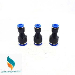 Bộ 3 cút nối chuyển đầu ống 6mm-10mm dùng cho máy lọc nước