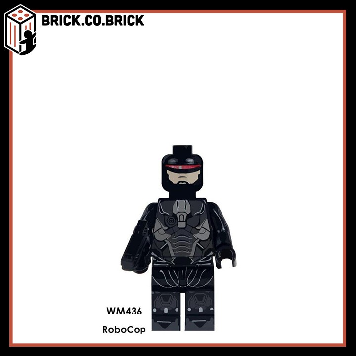 WM6020 - Đồ chơi lắp ráp minifigures và lego siêu anh hùng -Mask Robocop Blade Luke Cage Joker Hellboy Metallo Cheeta