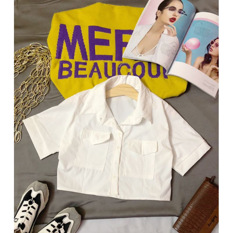 ÁO CROPTOP POLO NỮ