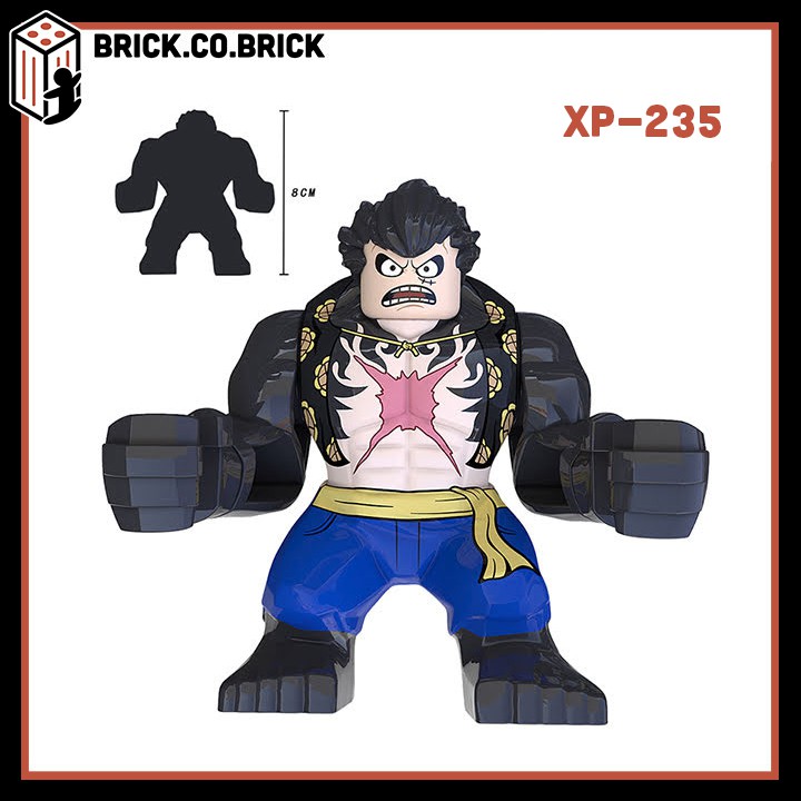 One Piece Đảo Hải Tặc Luffy Ace Đồ Chơi Lắp Ráp Minifigure Mô Hình Anime Nico Robin Zoro Brook Sapo XP235 XP236