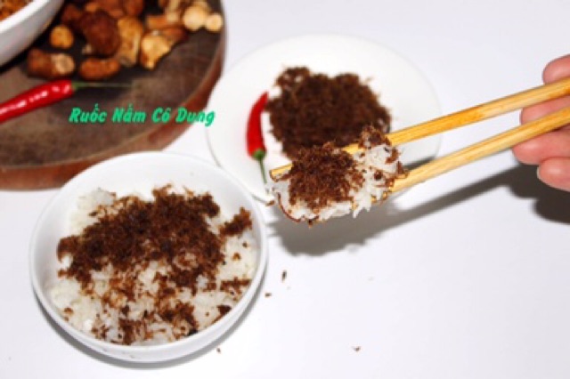 Ruốc nấm hương- Chà bông nấm hương Cô Dung 100g (cam kết xịn) | BigBuy360 - bigbuy360.vn