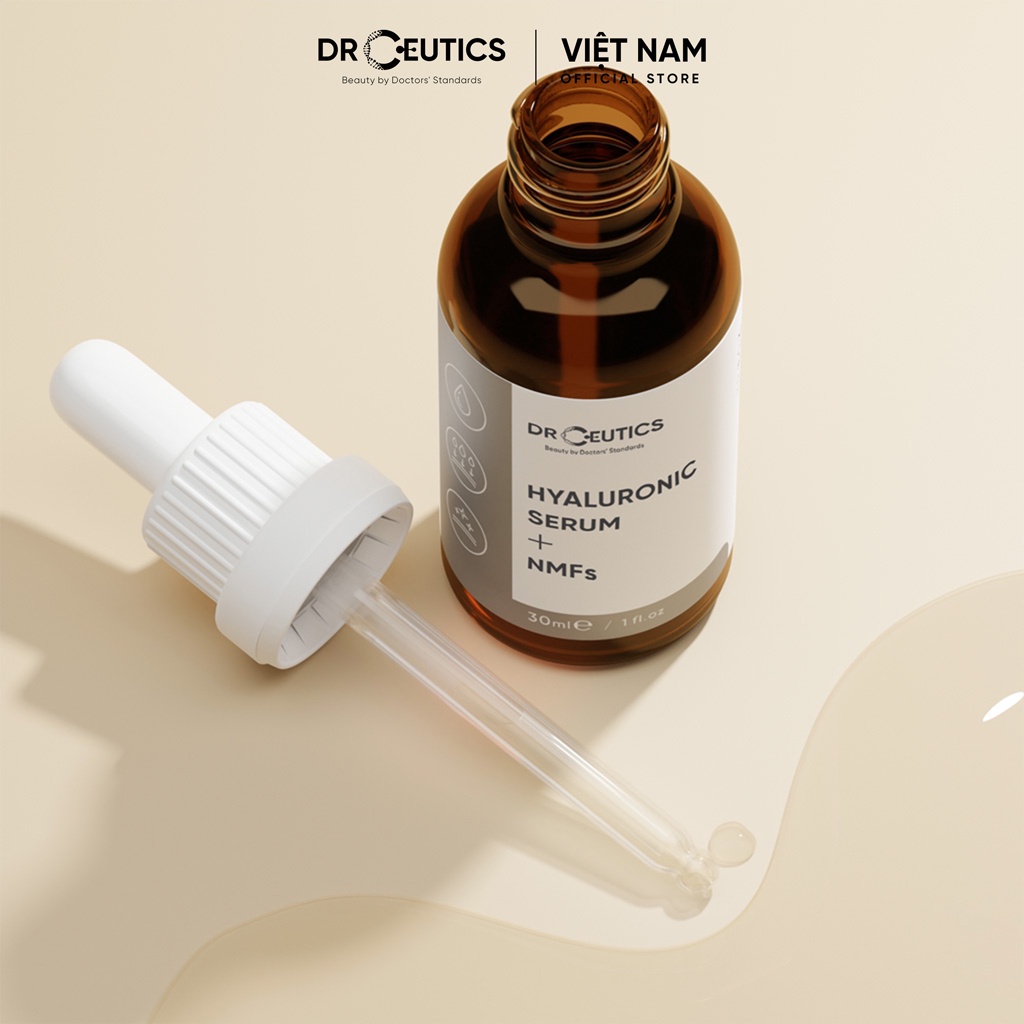 DrCeutics Serum HA Cấp Ẩm Và Căng Bóng Da Hyaluronic Acid + NMFs