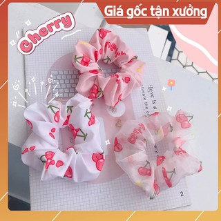 Cột tóc Scrunchies Cherry- Thuỳ My Accessories