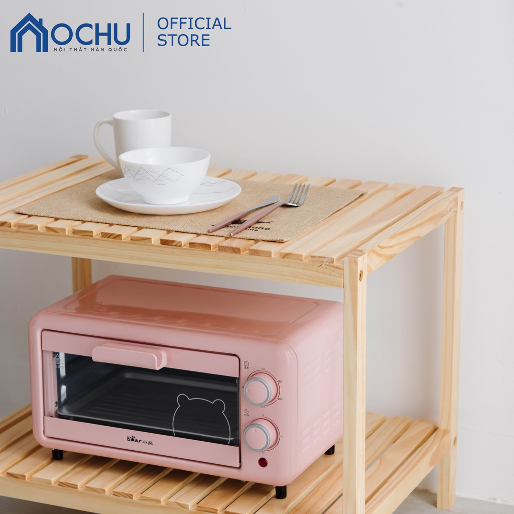 Kệ gỗ đa năng OCHU Đựng lò vi sóng Tủ đồ thông minh nhà bếp OVEN 2F Nội thất lắp ráp decor