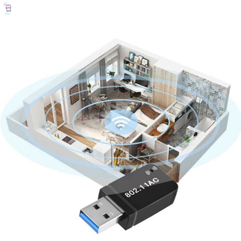 Usb Wifi mg Không Dây Ac1200 Mbps Usb 3.0 Cho Pc Laptop @ My