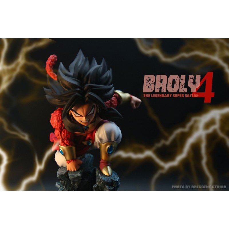 Mô hình Dragonball Resin chính hãng - Broly SSJ4 Crescent Studio