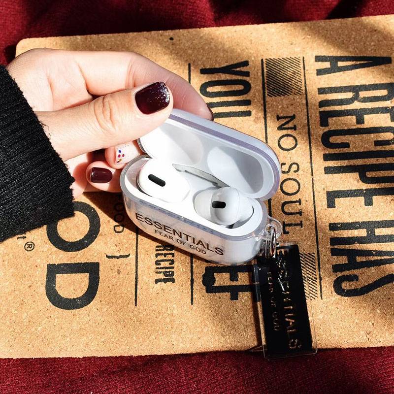 Dễ Thương Vỏ Bảo Vệ Hộp Sạc tai nghe không dây Airpods 1 / 2 Pro 3 Bằng Tpu Trong Suốt In Biểu Tượng Đáng Yêu Ốp