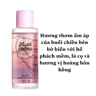 [New] Xịt thơm 𝗩𝗜𝗖𝗧𝗢𝗥𝗜𝗔'𝗦 𝗦𝗘𝗖𝗥𝗘𝗧 Pink Blush Palms 30ml/50ml/100ml/250ml