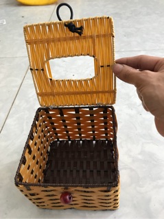 Hộp giả mây đựng giấy ăn