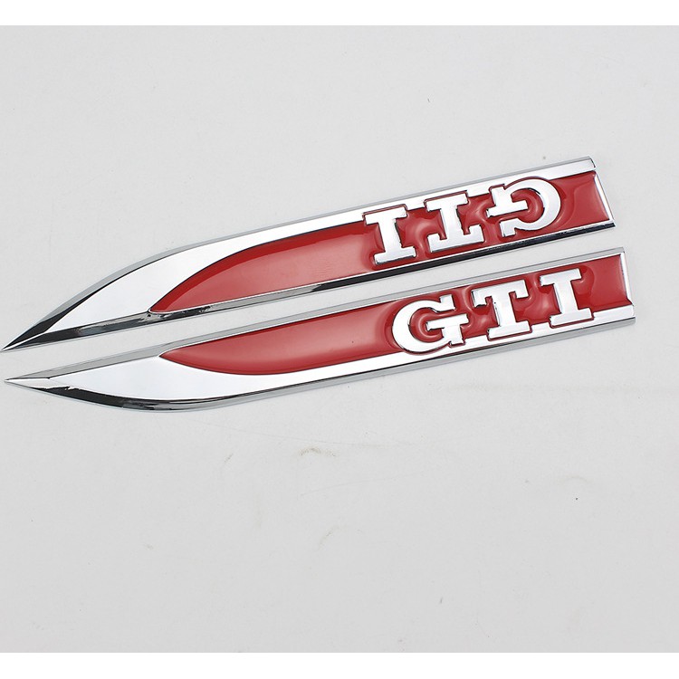 Logo GTI gắn bên hông cho xe Volkswagen VW