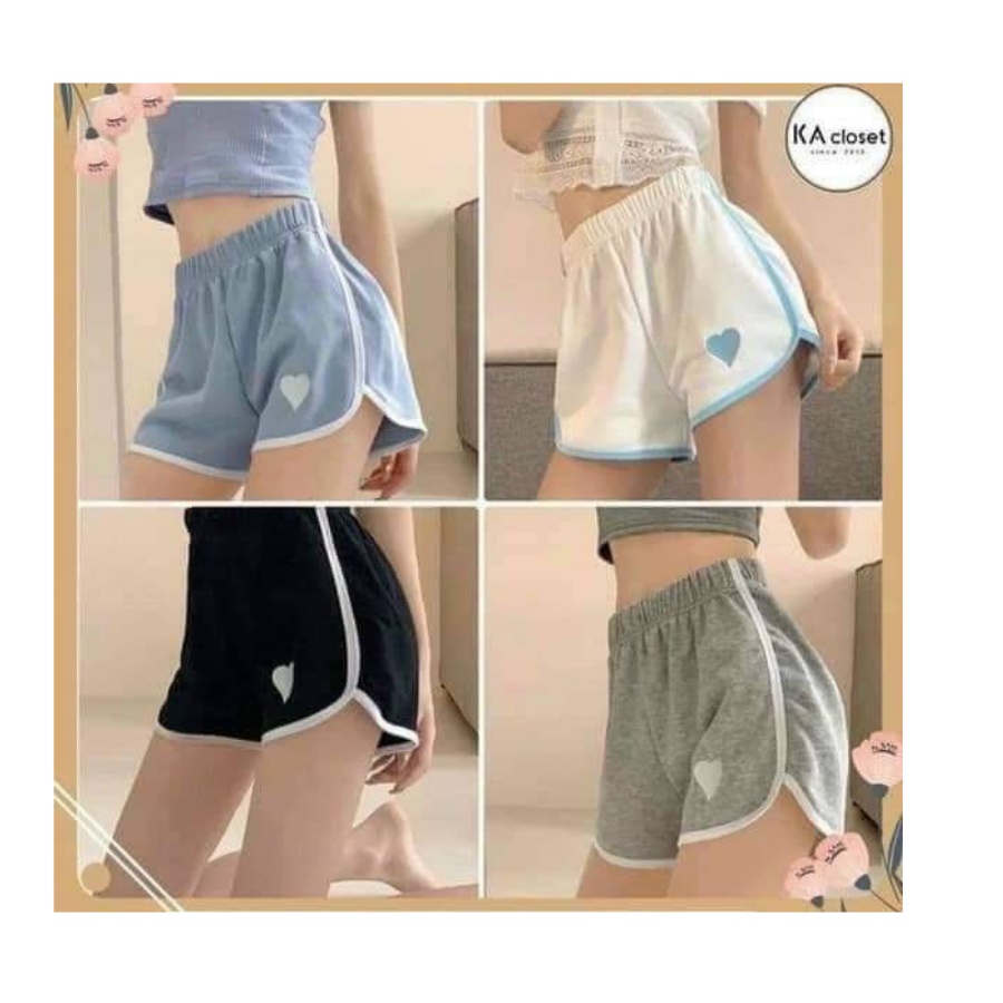 Quần Short Viền Đùi  thể thao dáng ngắn năng động trẻ trung màu đen Ulzzang hot | BigBuy360 - bigbuy360.vn