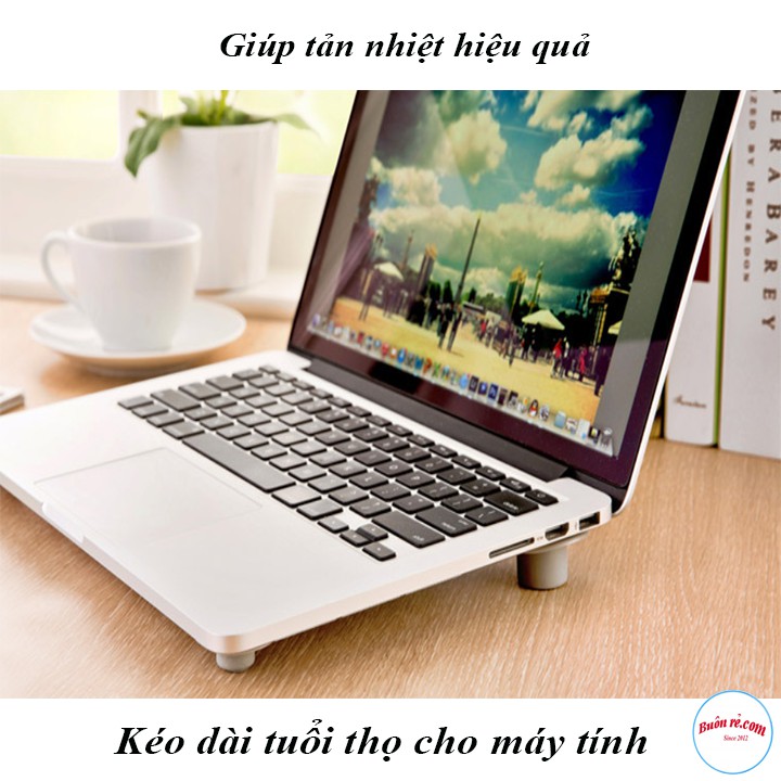 Set 4 Nút Silicon Kê Chân Tản Nhiệt Bảo Vệ Laptop 00896