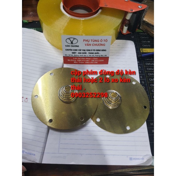 đôi phím đồng kèn thái , lò xo kèn thái, còi thái độ chế kèn (giá 01 đôi