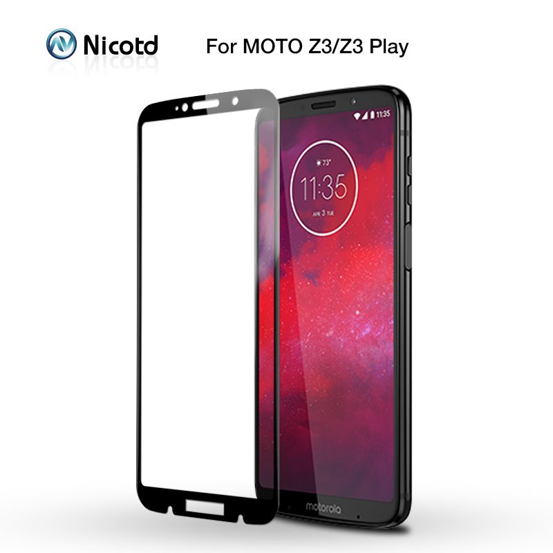 Kính cường lực Motorola Moto Z3 / Z3 Play 9H 2.5D Full Cover Bảo vệ màn hình
