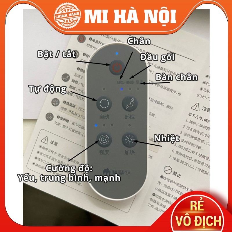 Máy massage đầu gối, massage chân đa năng Xiaomi Momoda SX383
