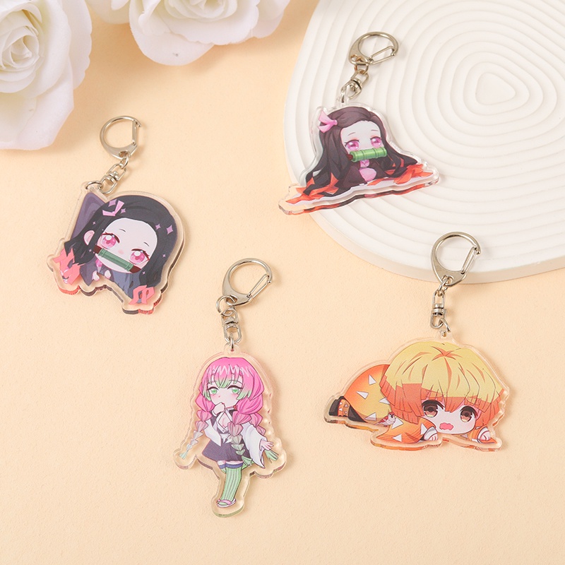 Móc khóa MISS ZOE acrylic hình Demon Slayer Kimetsu No Yaiba Blade of Ghost