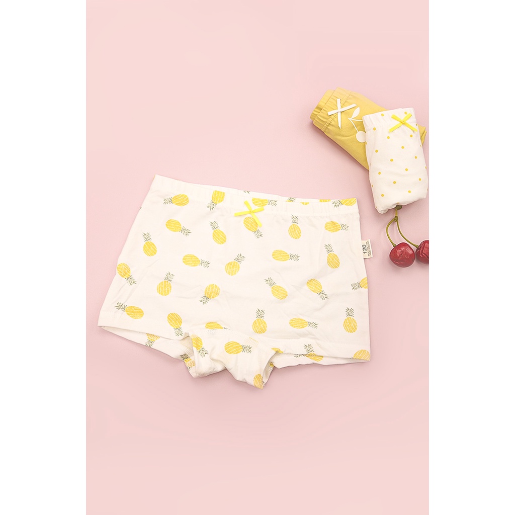 Quần Chip Bé Gái Set 3 Chiếc LUPERI LUQLG191 Chất Liệu Cotton mềm mại kháng khuẩn