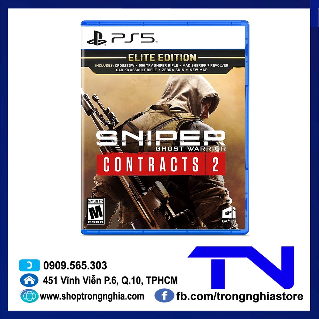 [Mã ELHAMS5 giảm 6% đơn 300K] Đĩa PS5 - Sniper Ghost Warrior Contracts 2